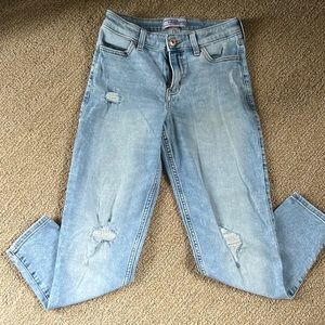 Abercrombie Kids Size 11/12 high-rise mini mom jean